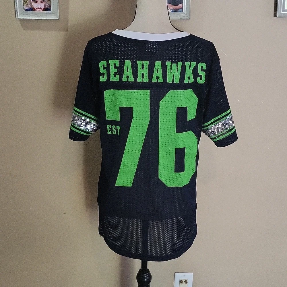 PINK Victoria's Secret Seattle Seahawks Jersey - Picture 2 of 15